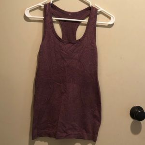Lululemon Maroon Racer back tank, size 6!